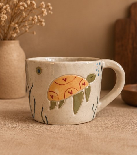 Tasse Tortue en grès